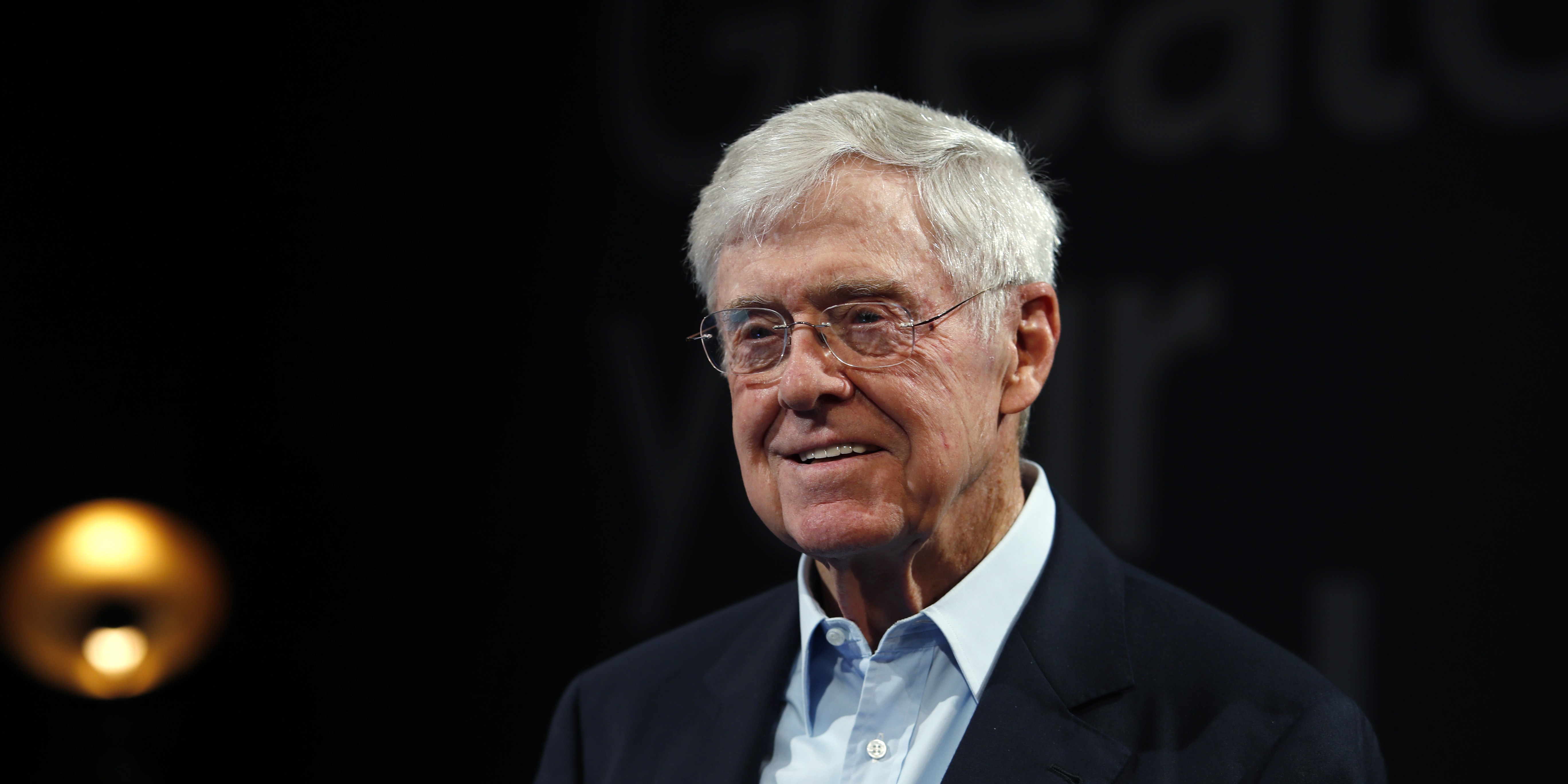 FILE - This June 29, 2019, file photo show Charles Koch, chief executive officer of Koch Industries, at The Broadmoor Resort in Colorado Springs, Colo. Billionaire industrialist Charles Koch's powerful network that's known for influencing state policy is now targeting education issues. He's also taking on school choice as the movement battles a new wave of hostility from Democrats who oppose charter schools and private school vouchers that use taxpayer money. (AP Photo/David Zalubowski, File)