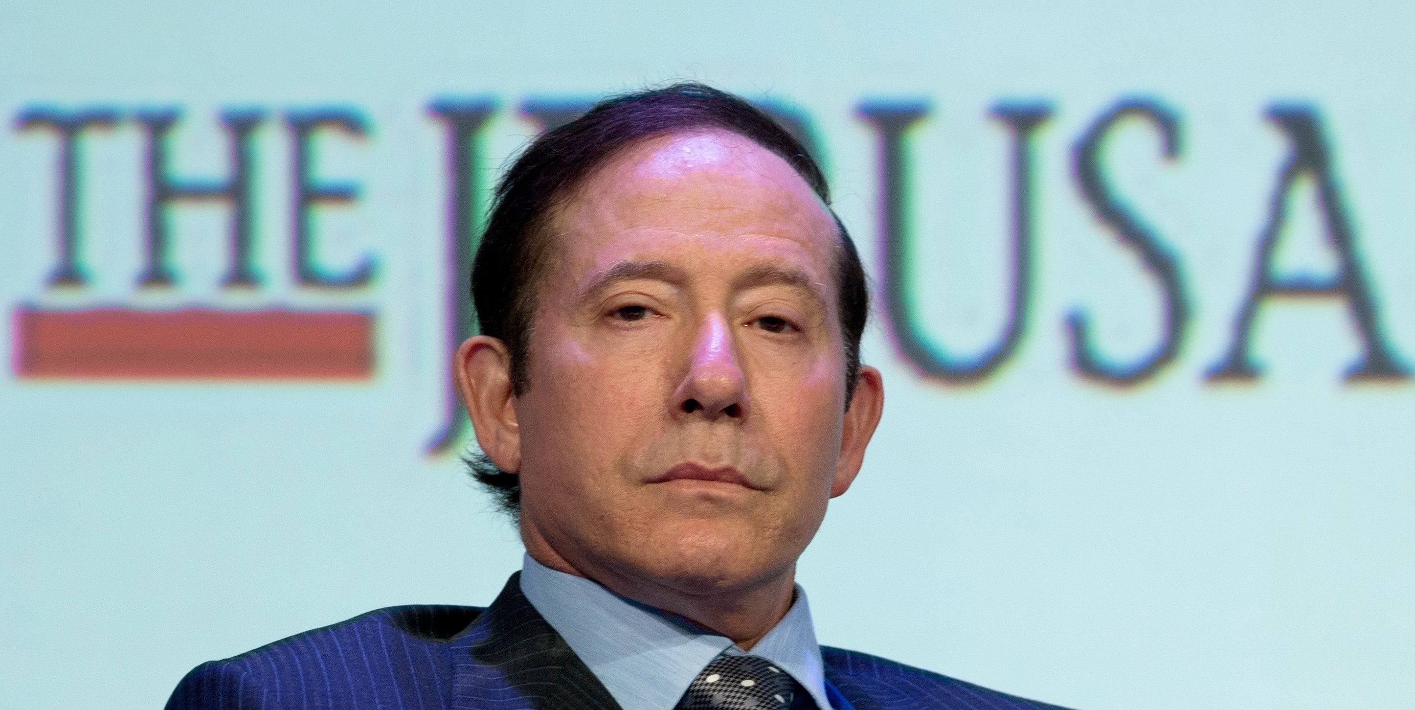 MARRIOTT MARQUIS TIMES SQUARE, NEW YORK, UNITED STATES - 2016/05/22: Adam Milstein Chairman of Israeli-American Council attends Jerusalem Post COnference 2016 at Marriott Marquis Times Square. (Photo by Lev Radin/Pacific Press/LightRocket via Getty Images)